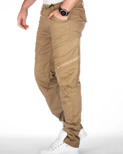 Outlet Adven reisitaskuhousut - Kameli Housut