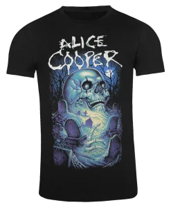 New Alice Cooper graveyard t-paita - Musta T-Paidat|Bändi- & Leffatuotteet