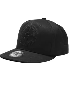 All blvck logo snapback - Musta Päähineet