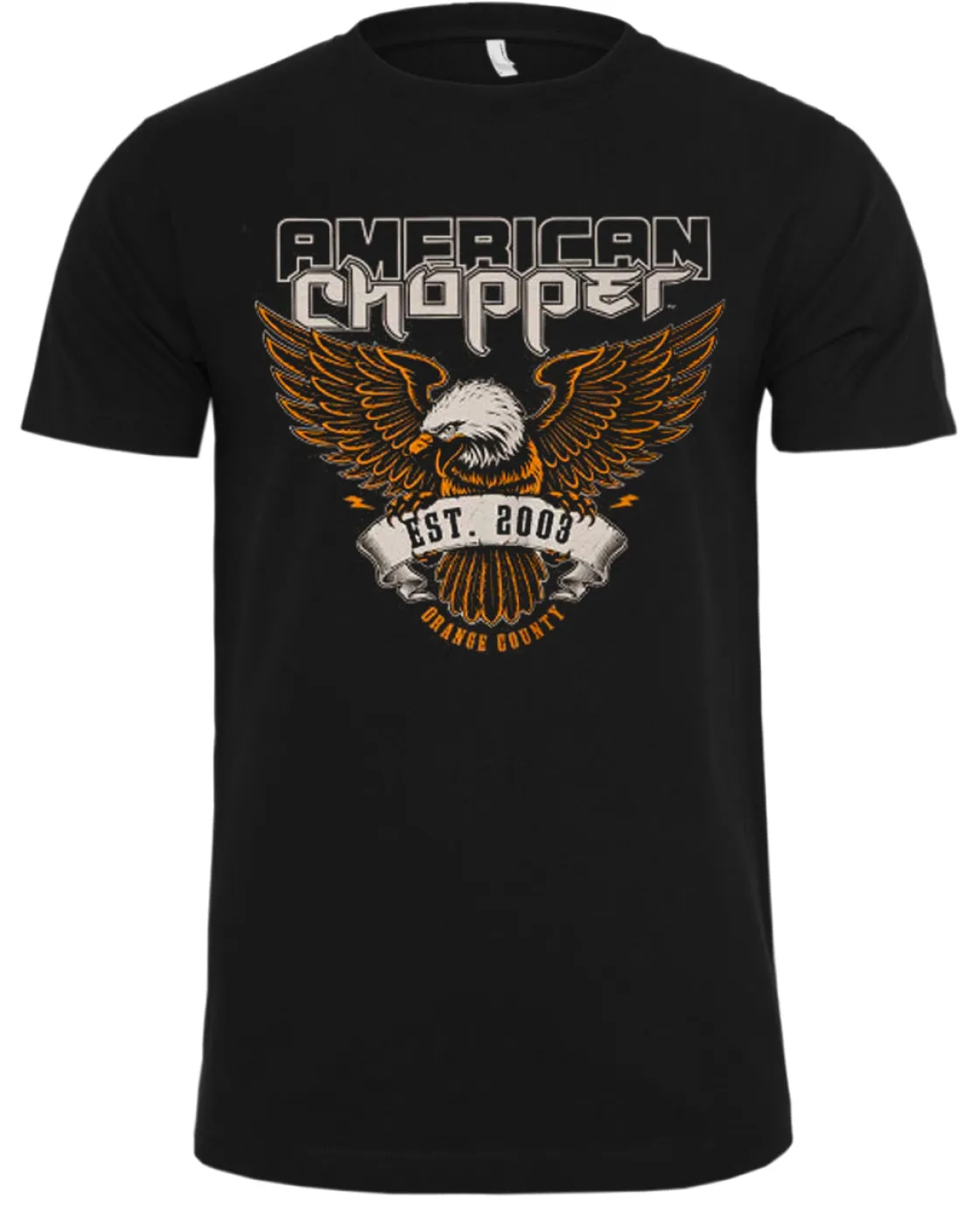Clearance American Chopper - Orange County t-paita - Musta T-Paidat