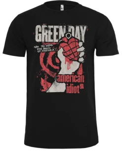 Clearance American Idiot t-paita - Musta T-Paidat|Bändi- & Leffatuotteet
