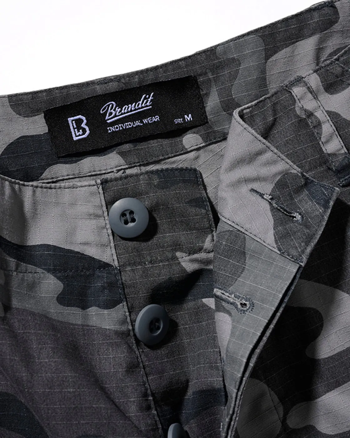 BDU Ripstop reisitaskushortsit - Harmaa Shortsit