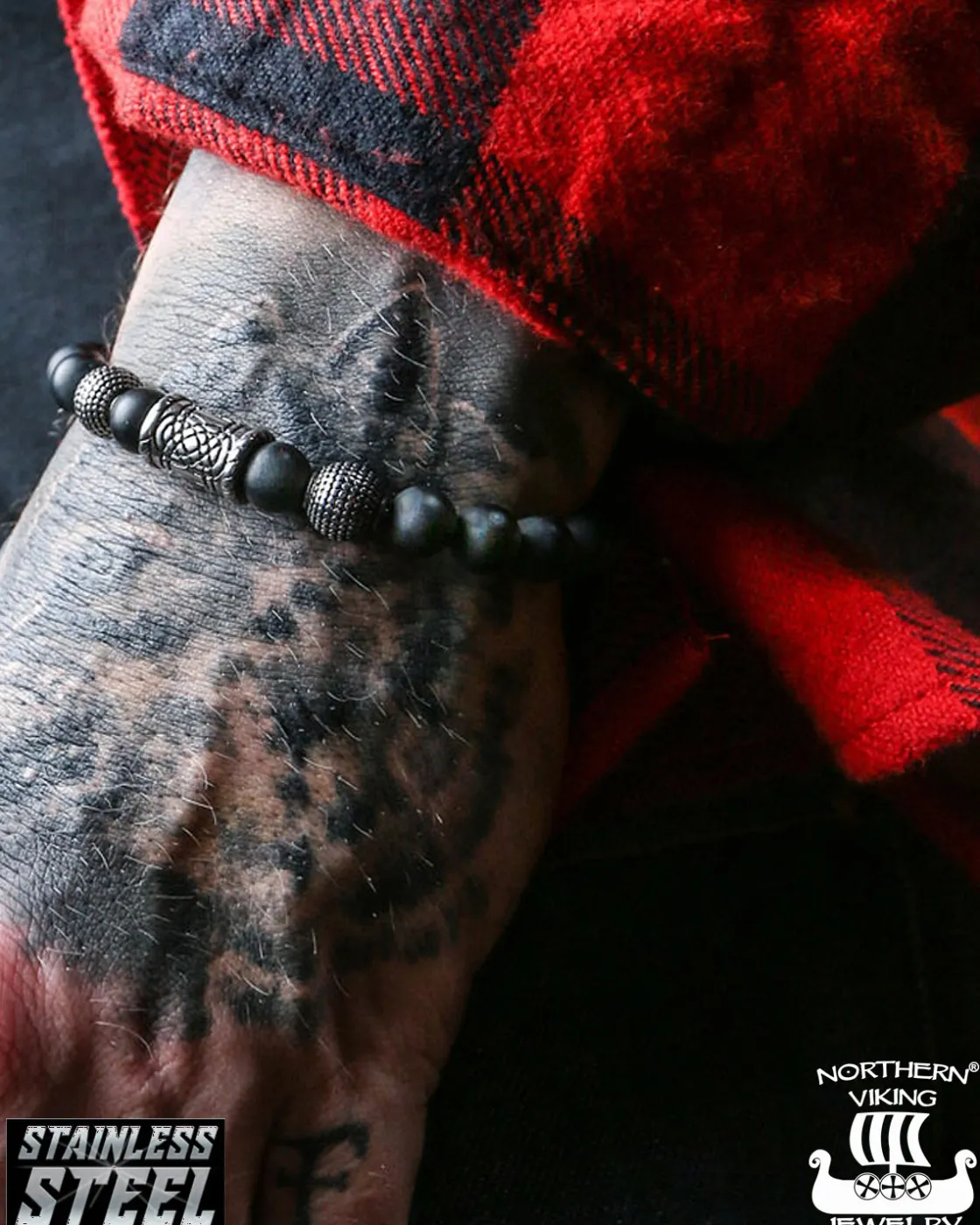 Discount Blackstone Knotwork rannekoru - Musta Korut