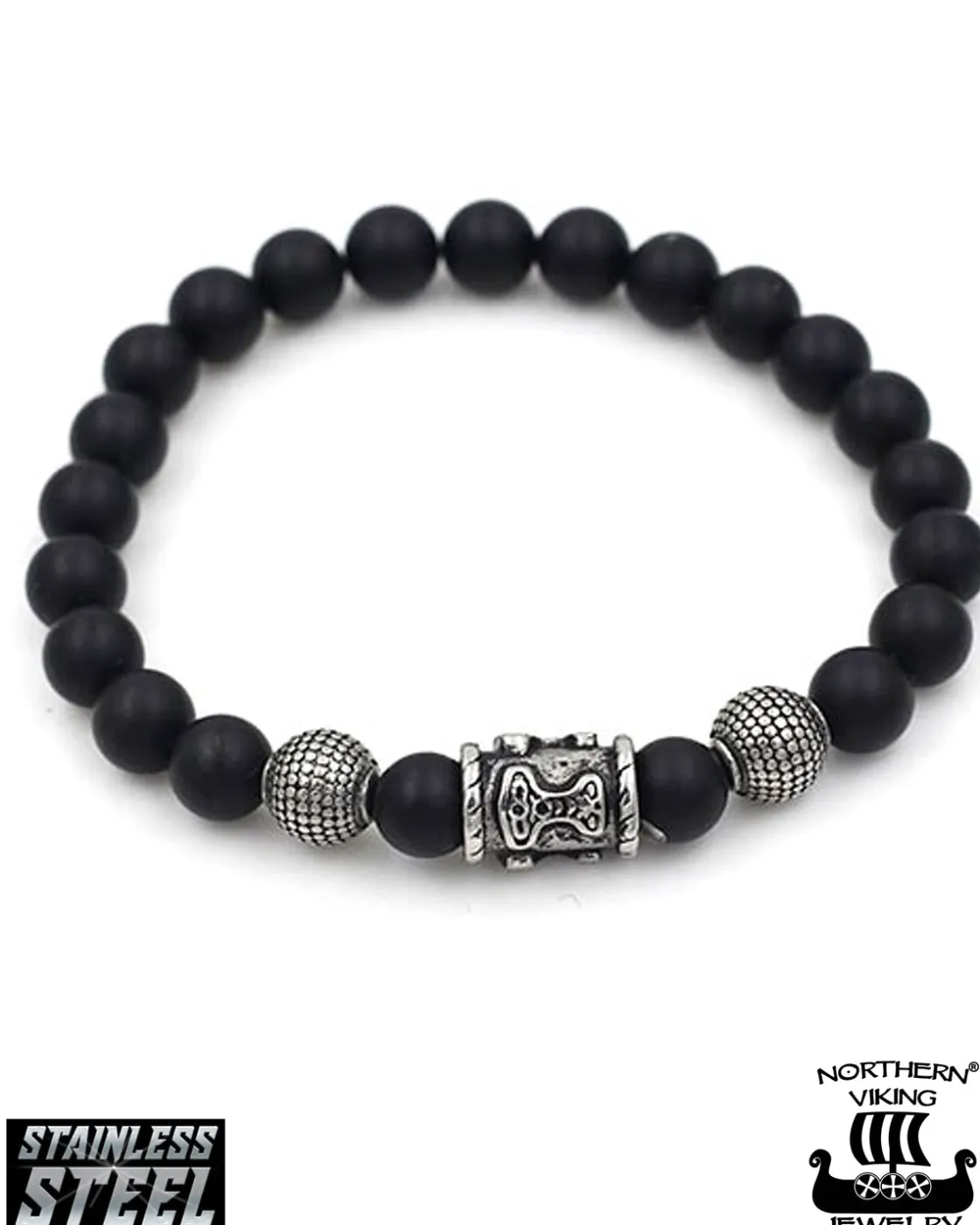Hot Blackstone Thorin Vasara rannekoru - Musta Korut