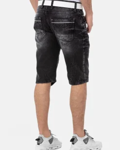 CK288 Bruce farkkushortsit - Mustat Shortsit