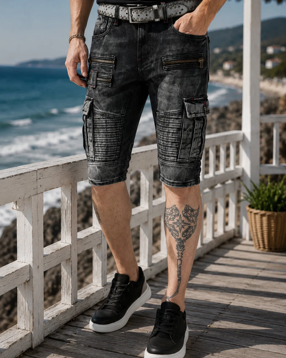 Best CK295 Jensen farkkushortsit - Shortsit