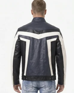 Clearance CM230 Noa keinonahkatakki - Tummansininen Takit