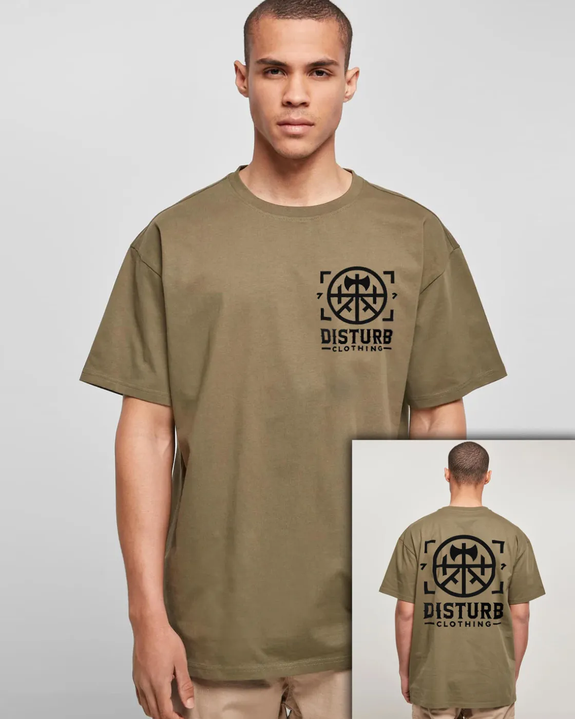 Discount Disturb Axe Oversize t-paita T-Paidat