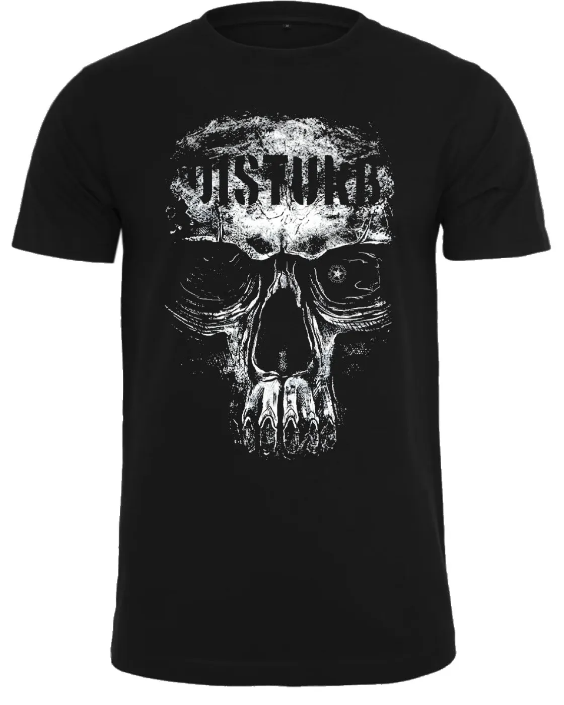 Clearance Disturb skull t-paita - Musta T-Paidat