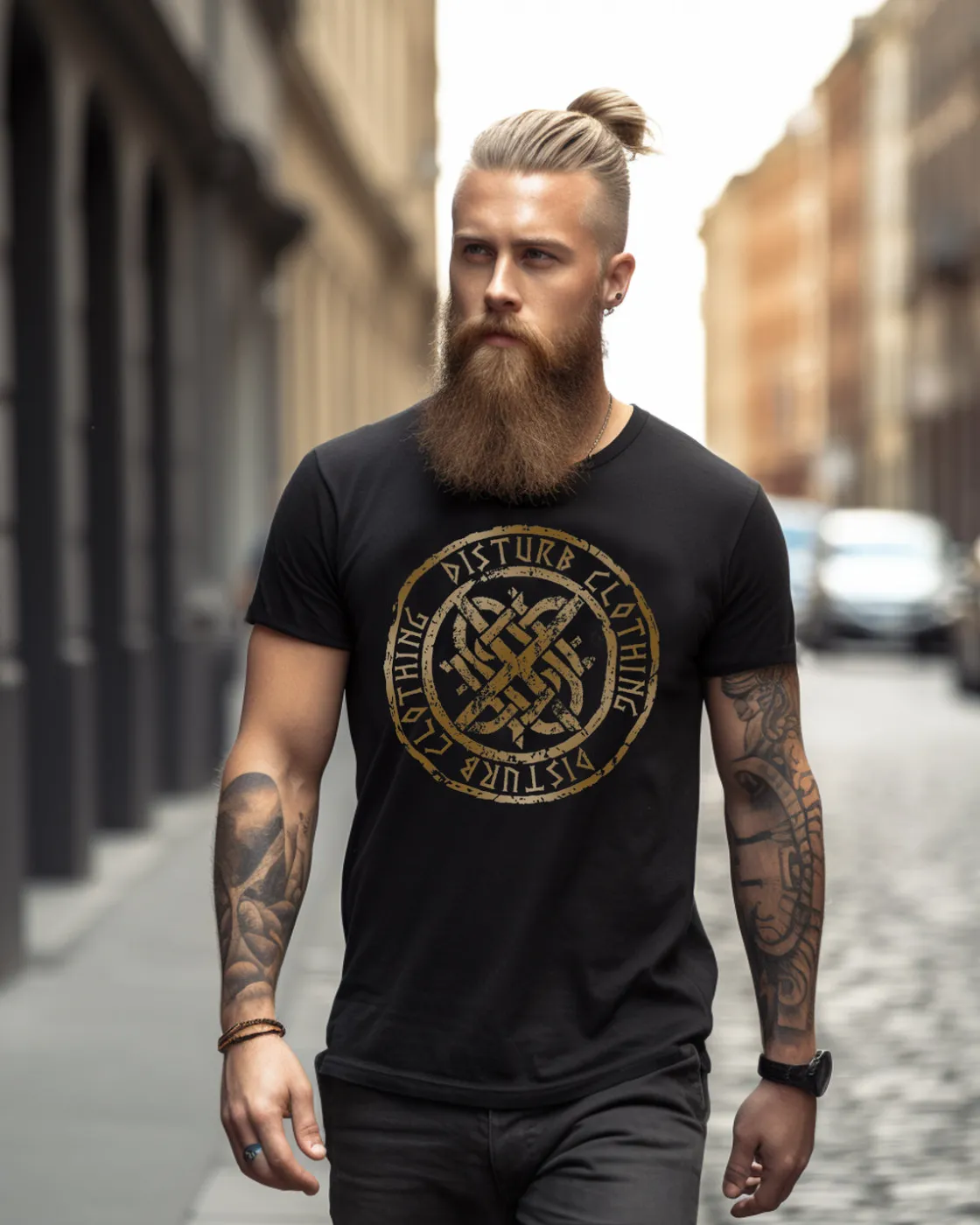 Online Disturb Viking t-paita T-Paidat
