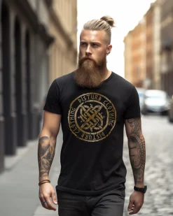 Clearance Disturb Viking t-paita - T-Paidat