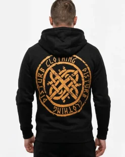 Clearance Disturb Viking vetoketjuhuppari - Musta Hupparit & Colleget