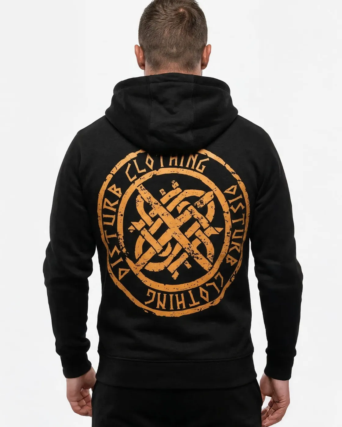 Clearance Disturb Viking vetoketjuhuppari - Musta Hupparit & Colleget
