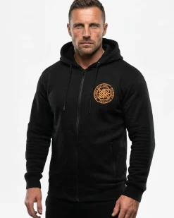 Clearance Disturb Viking vetoketjuhuppari - Musta Hupparit & Colleget