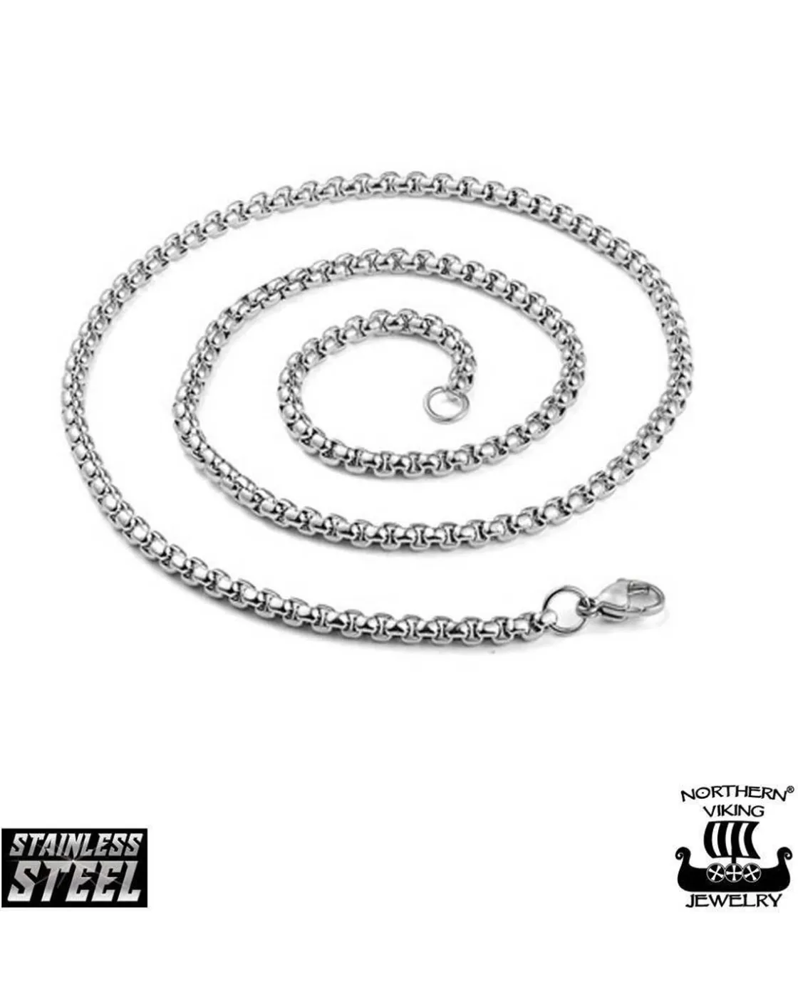 Sale Eternity Knotwork Thor's Hammer kaulakoru - Teräs Korut