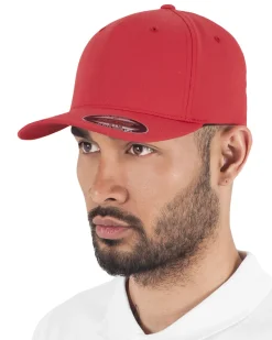 New 5 panel lippis - Punainen Päähineet