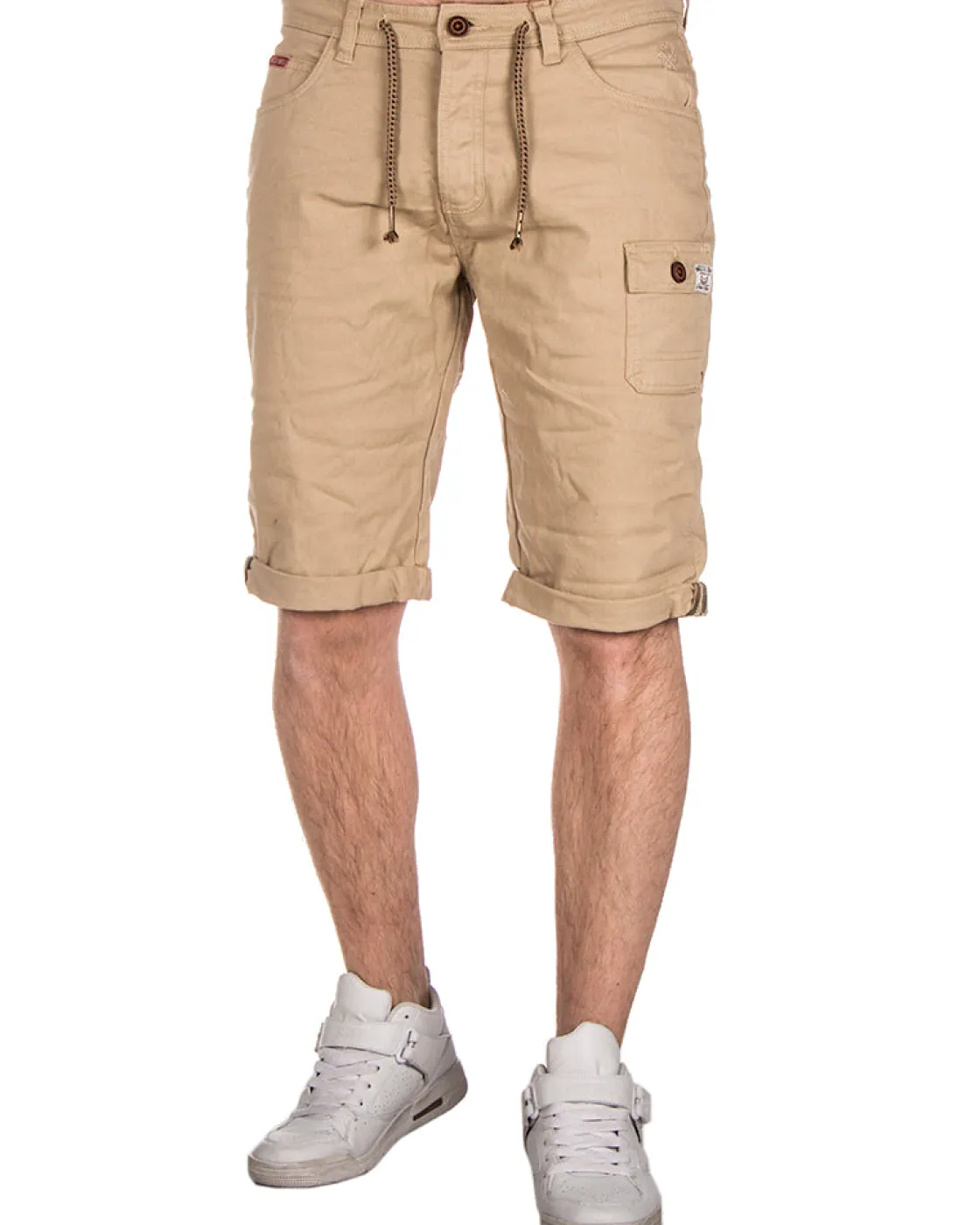 Online Frizzy bermuda shortsit - Beige Shortsit