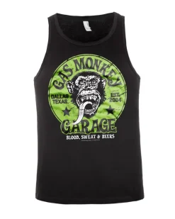 Online Gas monkey hihaton - Musta/Vihreä Hihattomat|Bändi- & Leffatuotteet