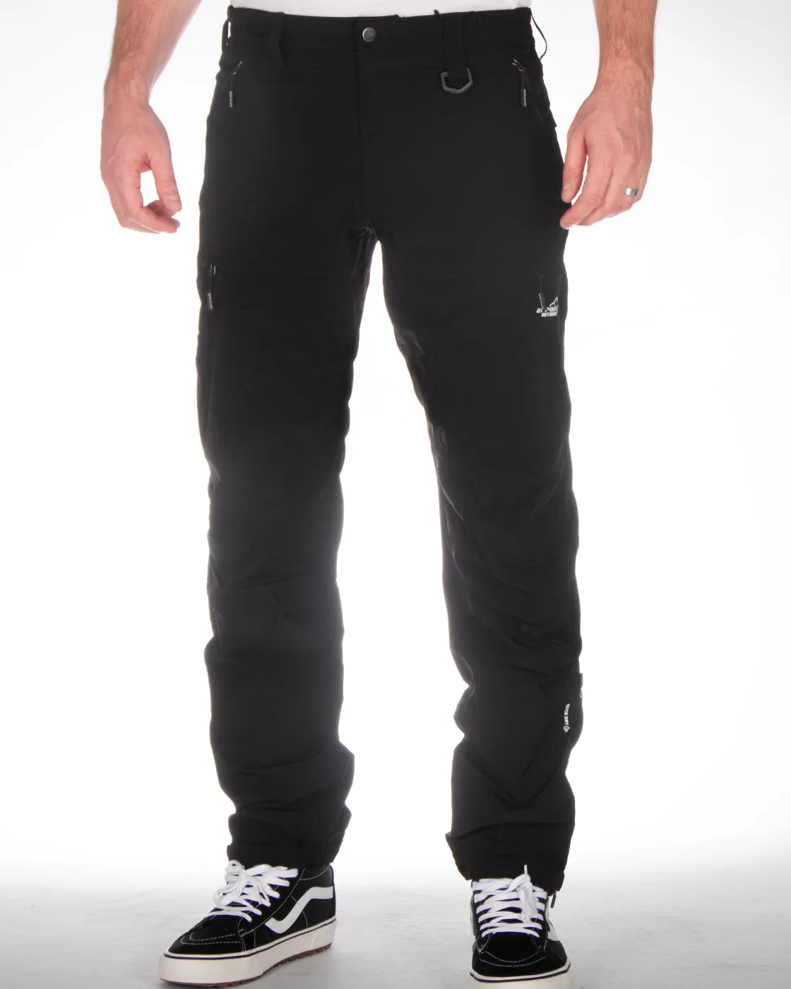 Gunnar Quick Dry ulkoiluhousut - Musta Housut