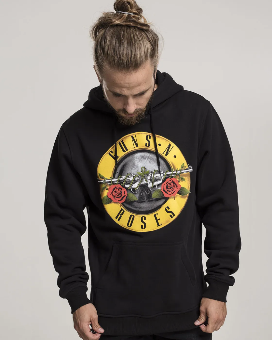 Clearance Guns n' Roses huppari - Musta Hupparit & Colleget