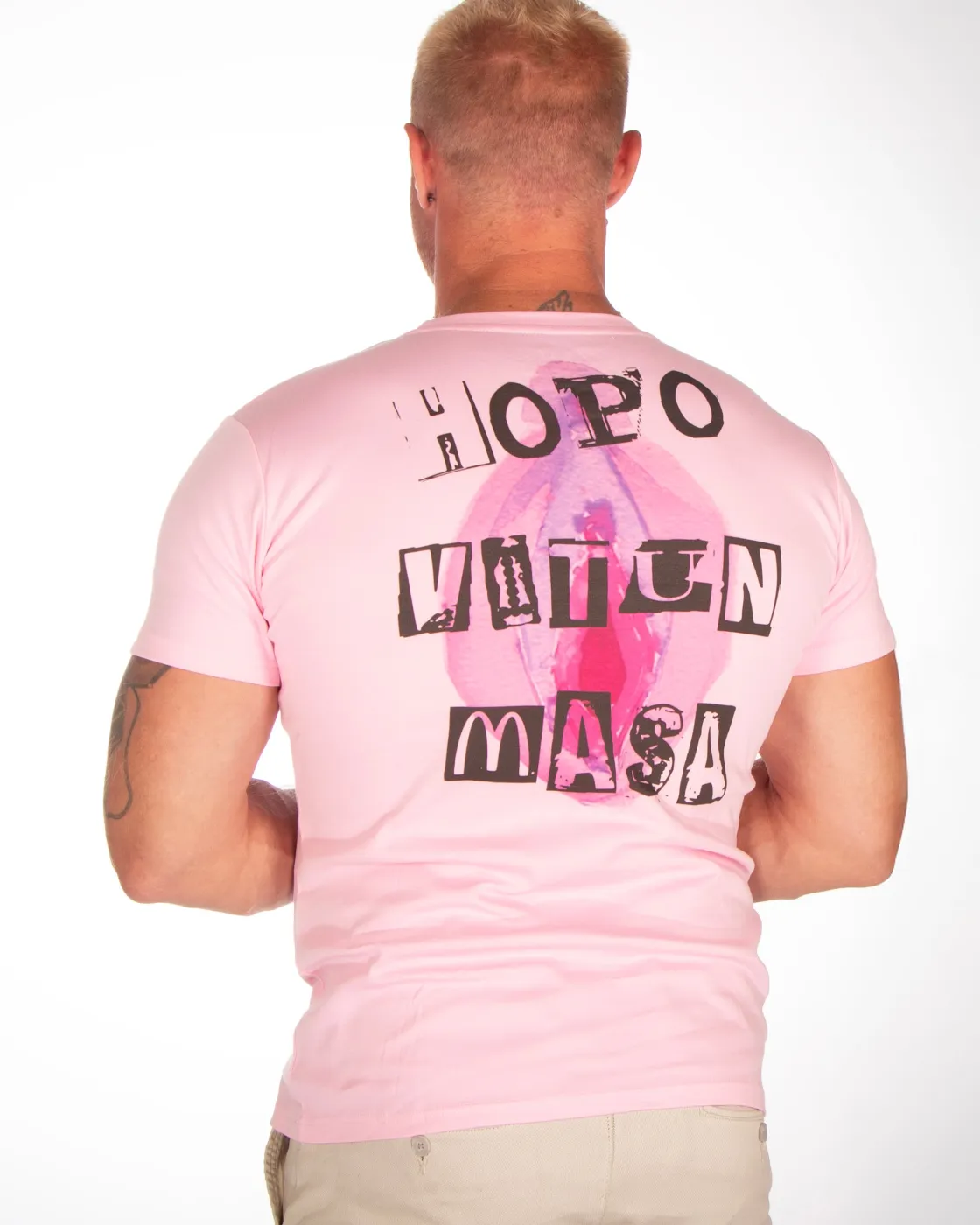 Online Höpö v#tun Masa t-paita - Vaaleanpunainen T-Paidat