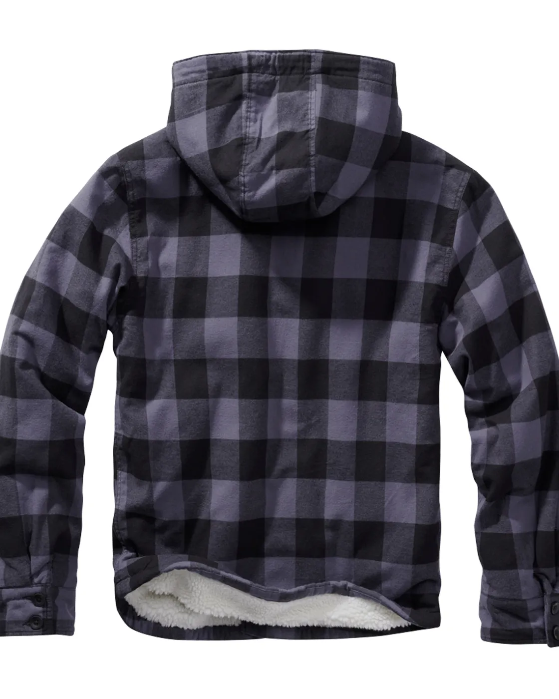 Sale Hupullinen flanellitakki - Musta/ Takit