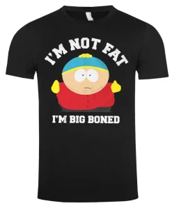 Hot I'm Big Boned t-paita - Musta T-Paidat|Bändi- & Leffatuotteet