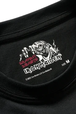 New Iron Maiden Eddy Glow t-paita - Musta T-Paidat|Bändi- & Leffatuotteet