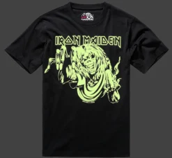 New Iron Maiden Eddy Glow t-paita - Musta T-Paidat|Bändi- & Leffatuotteet