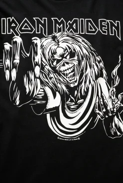 New Iron Maiden Eddy Glow t-paita - Musta T-Paidat|Bändi- & Leffatuotteet