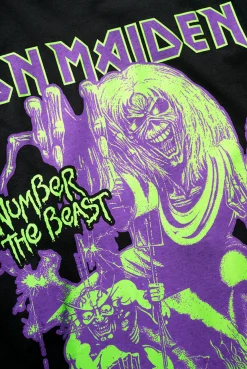Clearance Iron Maiden Number Of The Beast t-paita - Musta T-Paidat|Bändi- & Leffatuotteet