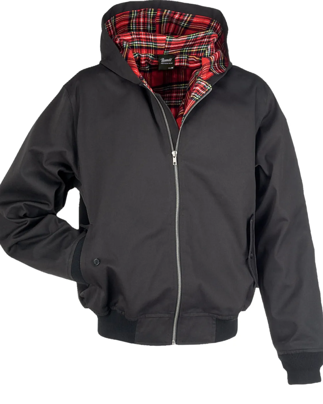 Discount Lord Canterbury hooded välikausitakki - Musta Takit