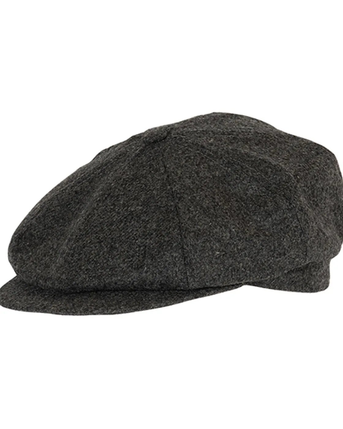 Hot Macon 49 gen merino flat cap - Tummanharmaa Päähineet
