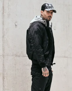 Clearance MA1 hooded bombertakki - /Harmaa Takit