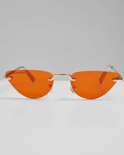 Hot Manhattan 2-pack aurinkolasit - Musta/Oranssi Aurinkolasit