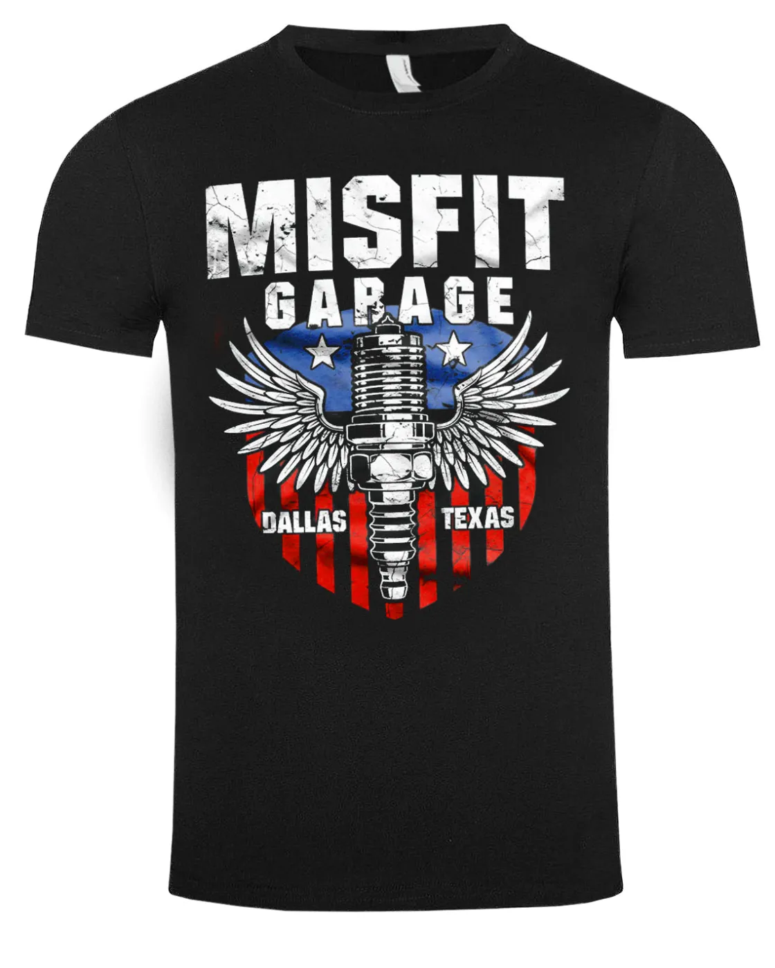 Outlet Misfit Garage t-paita - Musta T-Paidat|Bändi- & Leffatuotteet