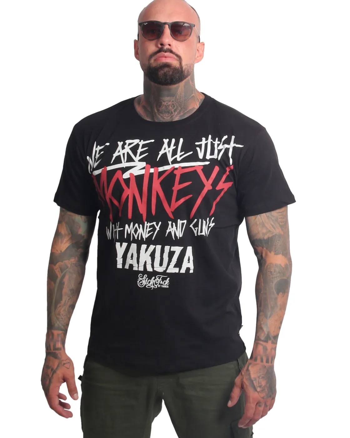 Sale Monkeys t-paita - Musta T-Paidat