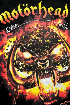 Best Motörhead Overkill t-paita - Musta T-Paidat|Bändi- & Leffatuotteet