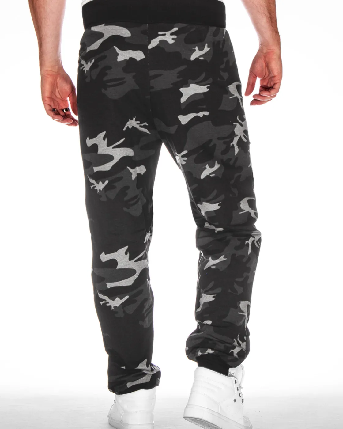 Discount Naval collegehousut - Camo/Valkoinen Housut