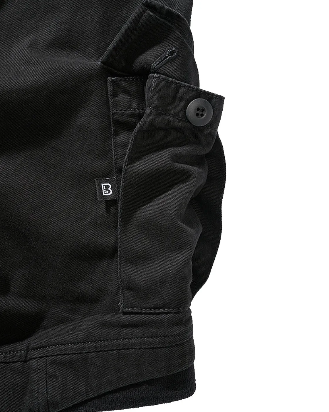 Online Packham reisitaskushortsit - Musta Shortsit