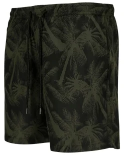 Hot Pattern Palm uimashortsit - /Vihreä Shortsit