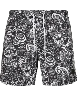 Hot Pattern Tattoo uimashortsit - /Valkoinen Shortsit