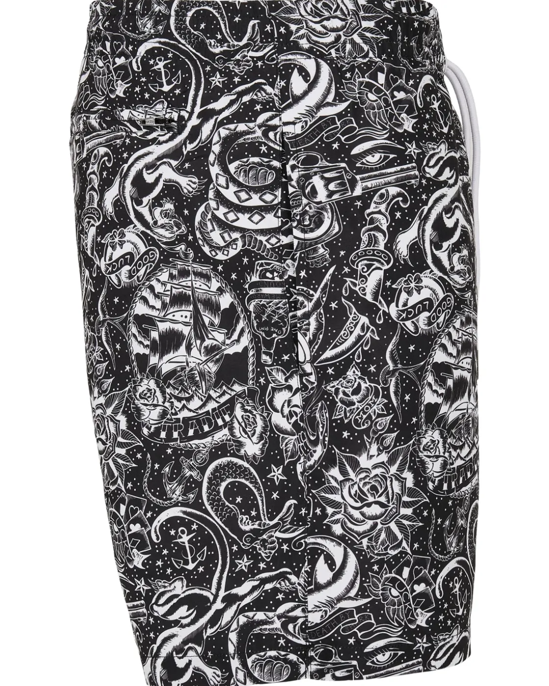 Hot Pattern Tattoo uimashortsit - /Valkoinen Shortsit
