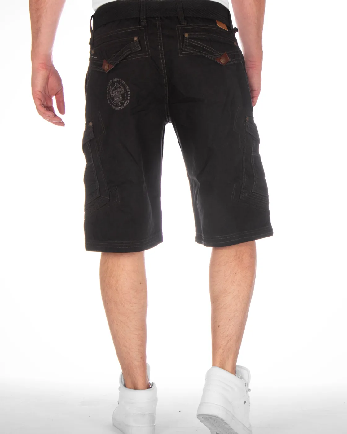 Outlet Peanut reisitaskushortsit - Musta Shortsit