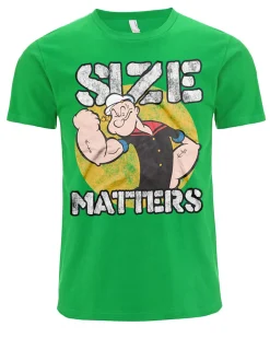 Sale Popeye Size Matters t-paita - T-Paidat|Bändi- & Leffatuotteet