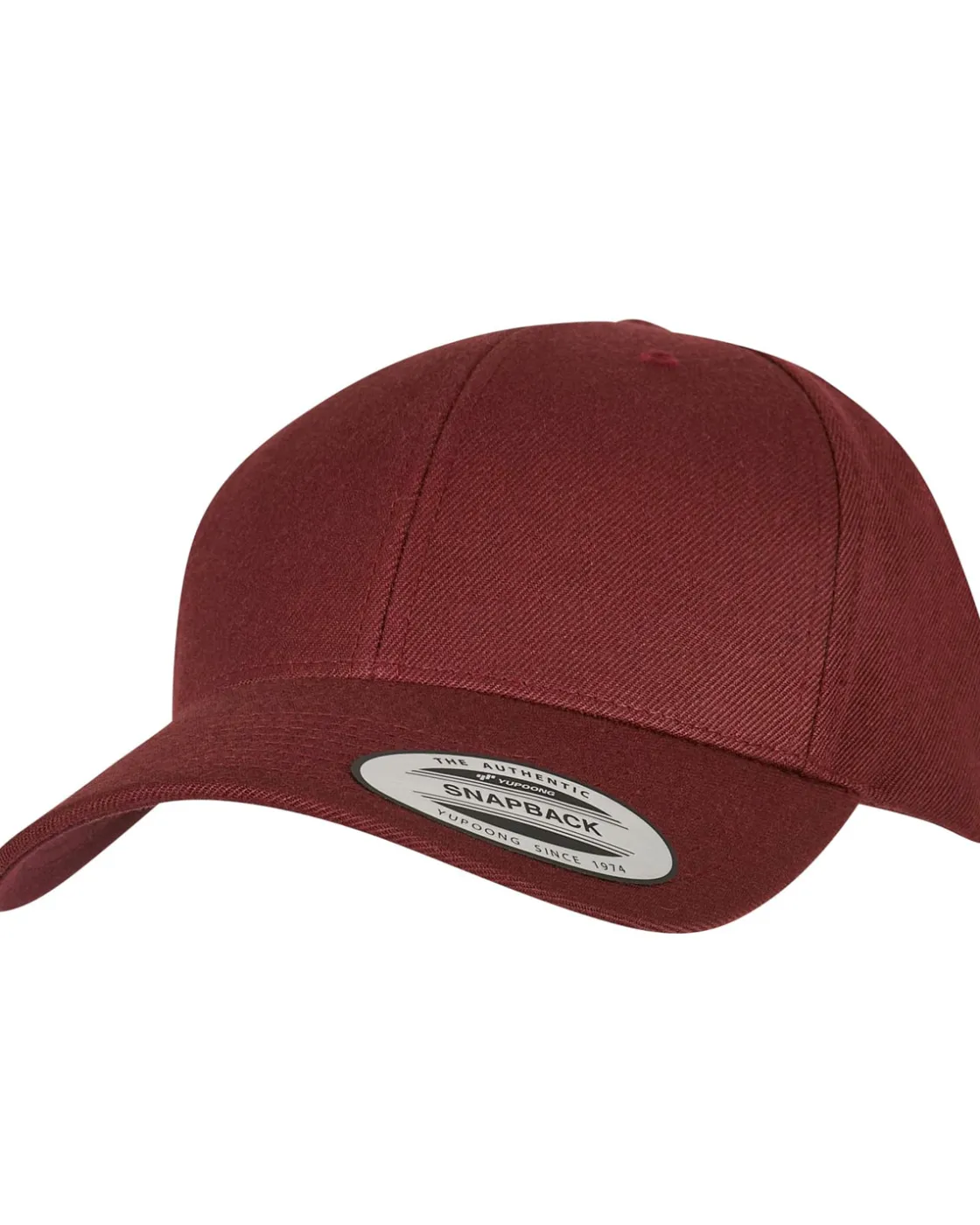 Premium curved snapback - Burgundi Päähineet