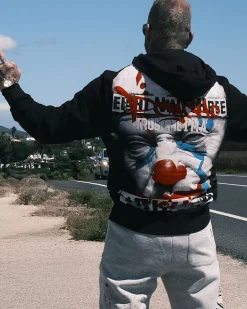 Sale Psycho huppari - Musta Pitkähihaiset|Hupparit & Colleget