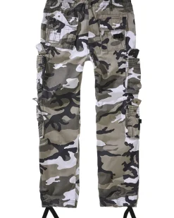 Sale Pure slim reisitaskuhousut - Valkoinen camo Housut