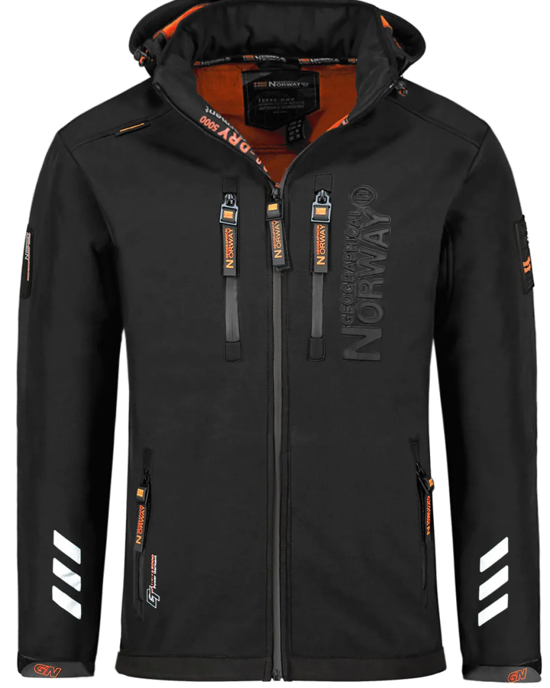 Best Richywood softshell-takki - Musta/Oranssi Takit