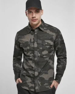 Clearance Slim worker kauluspaita - Tumma Kauluspaidat